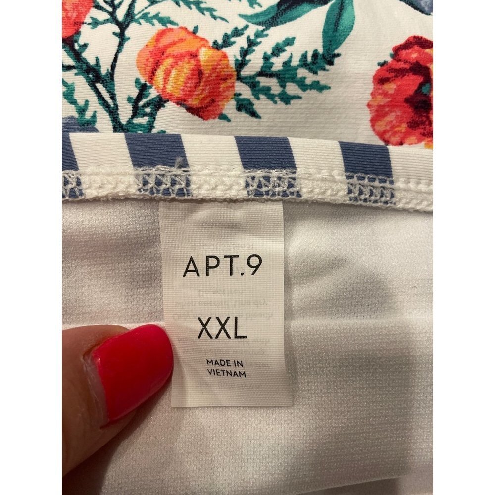 Apt. 9 NWT Floral High Waist Bikini Bottoms Sz XXL - Picture 5 of 6